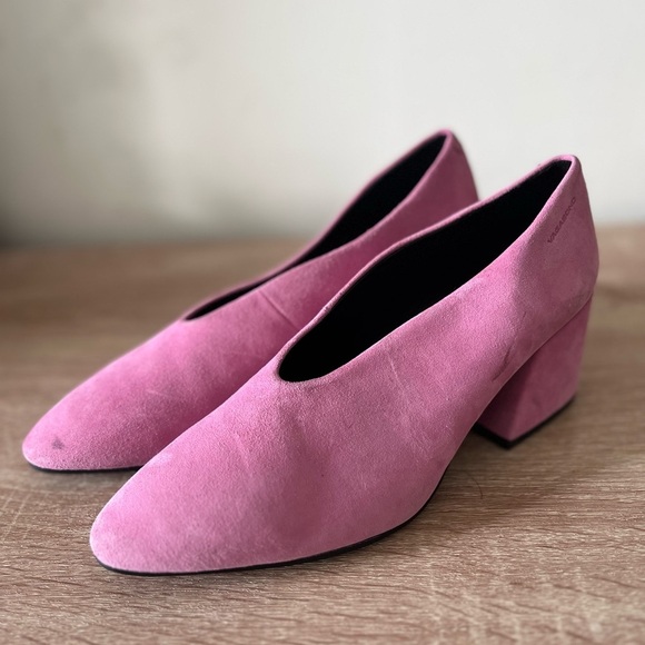 Vagabond Shoemakers Olivia Suede Heel in PINK size 36 - Picture 2 of 15